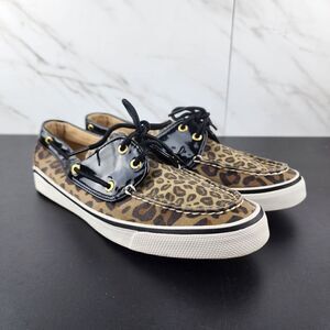 Sperry TopSider Biscayne Leopard Boat Deck Flats